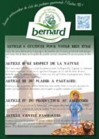 Charte – Le club des jardinier – BERNARD